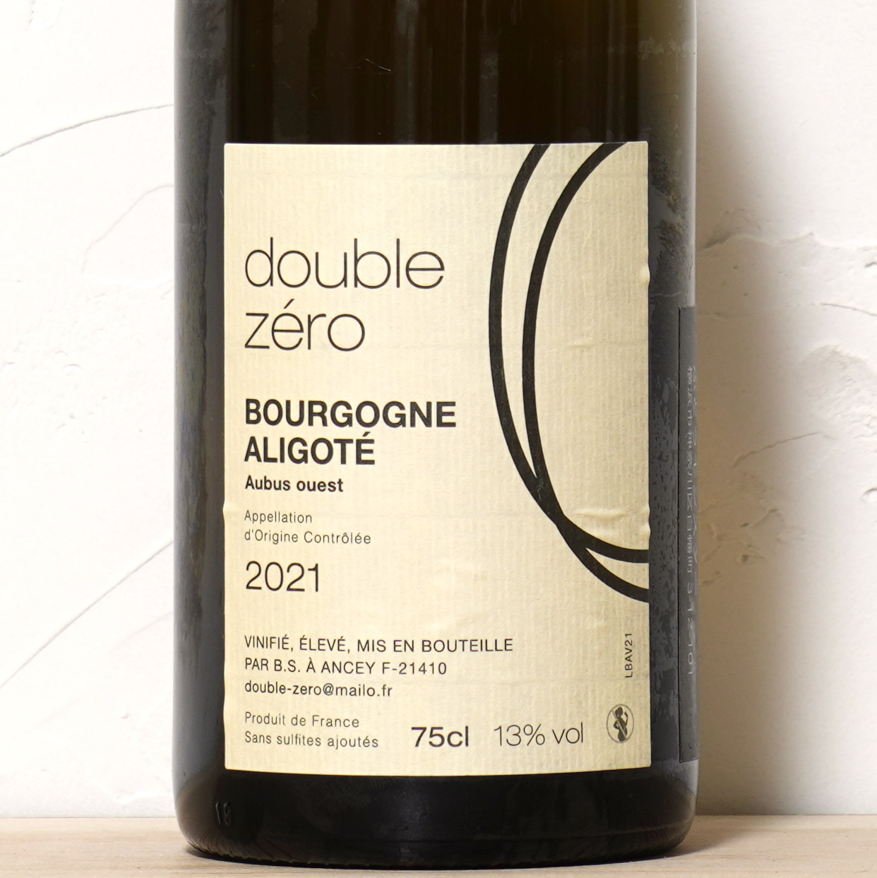 ブルゴーニュ アリゴテ 2021-ドゥブル ゼロ