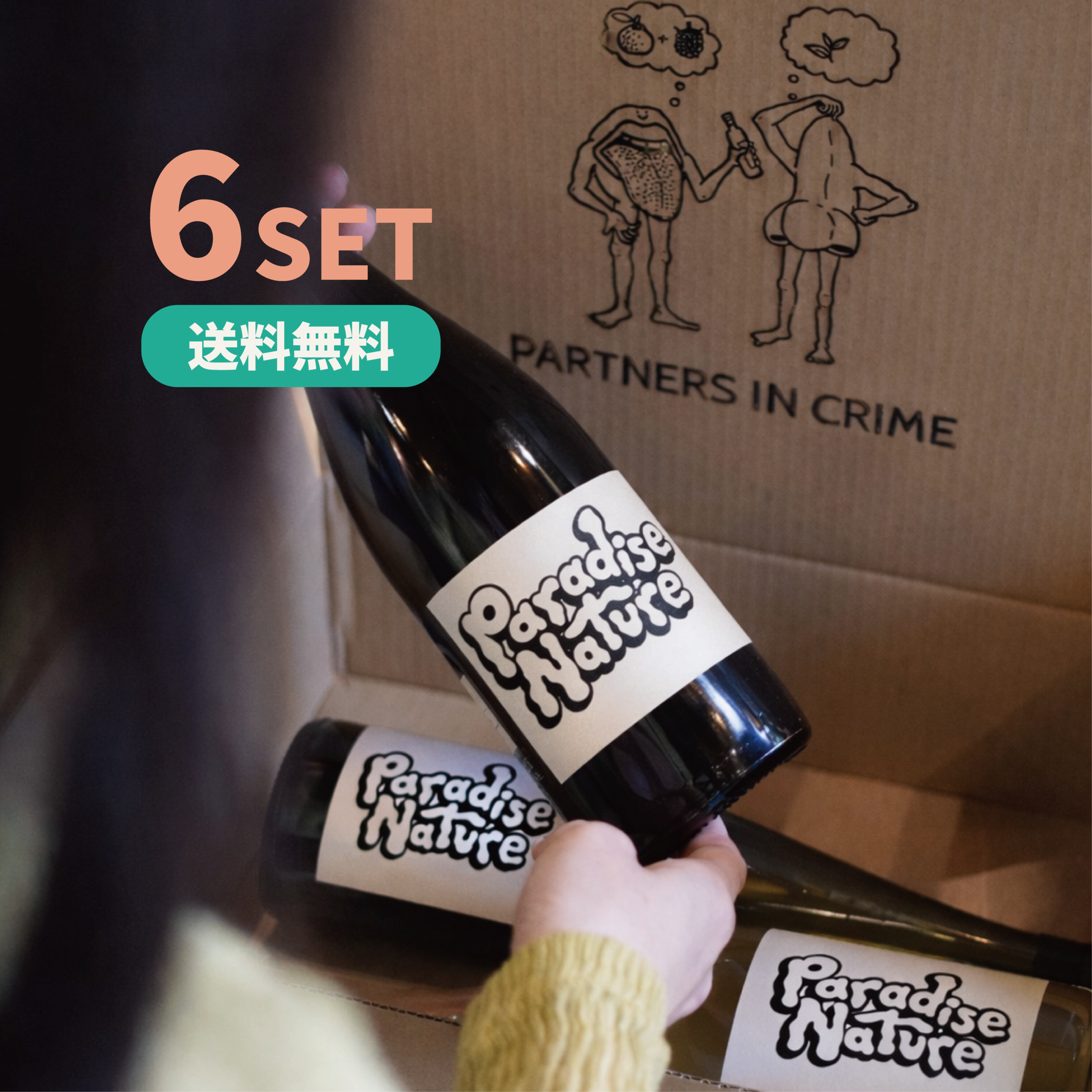 厳選ナチュラルワイン6本セット（送料無料）