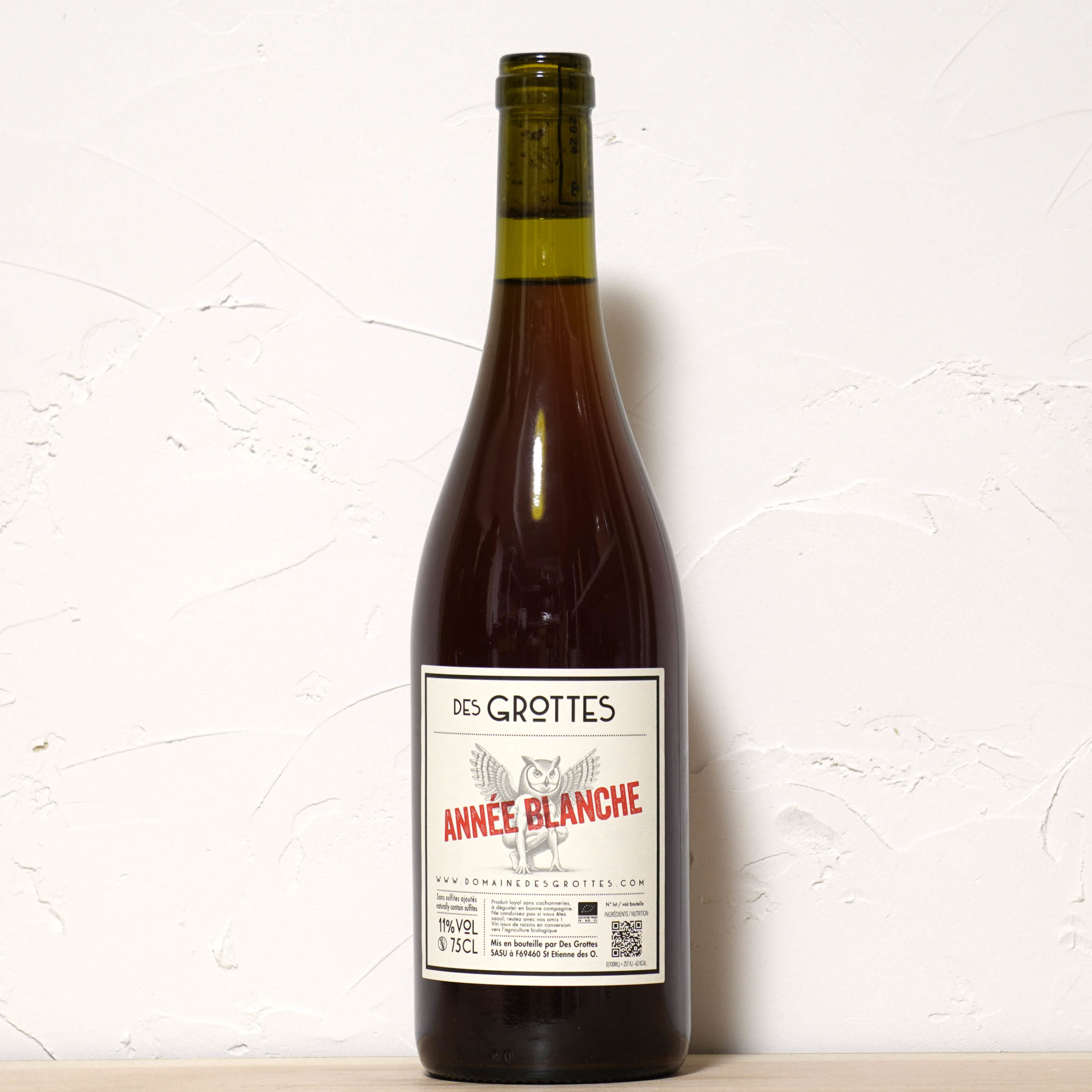 ANNEE BLANCHE 2024-DOMAINE DES GROTTES 