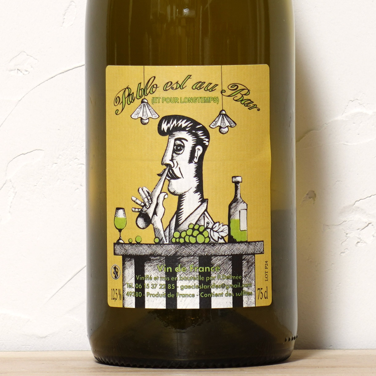PABLO EST AU BAR,CHENIN 2024-PHILIPPE DELMEE 